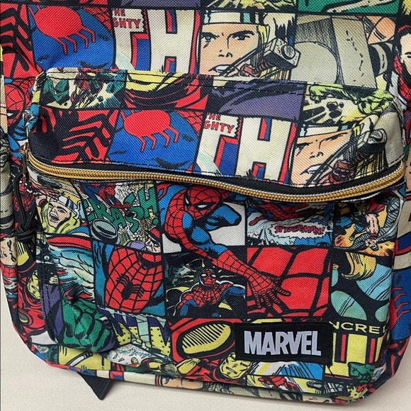 Marvel Colorful Comic Character Backpack - Picture 3 of 16